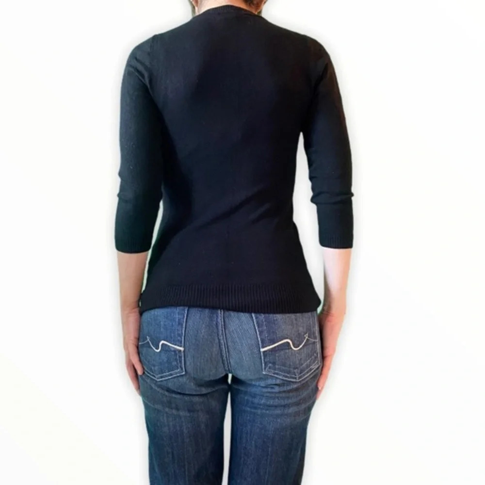 Bebe Rhinestone‎ Sweater​ - Picture 4 of 12